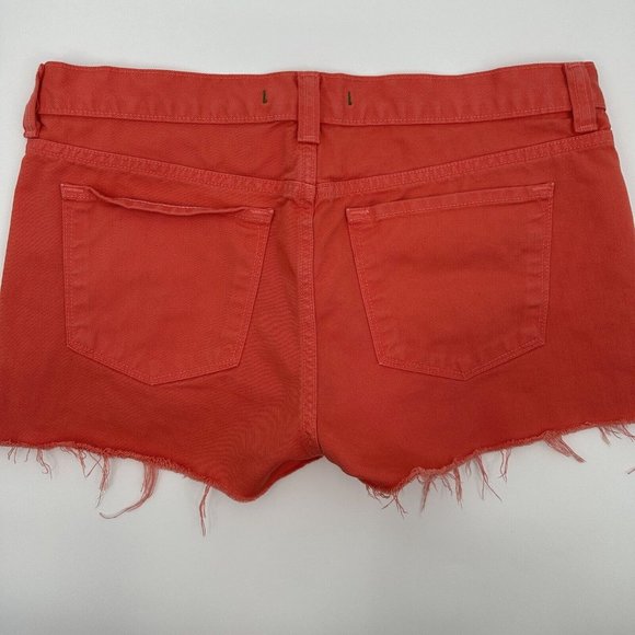 J Brand Tangerine Cut Off Raw Hem Shorts Size 28‎ - Picture 6 of 8